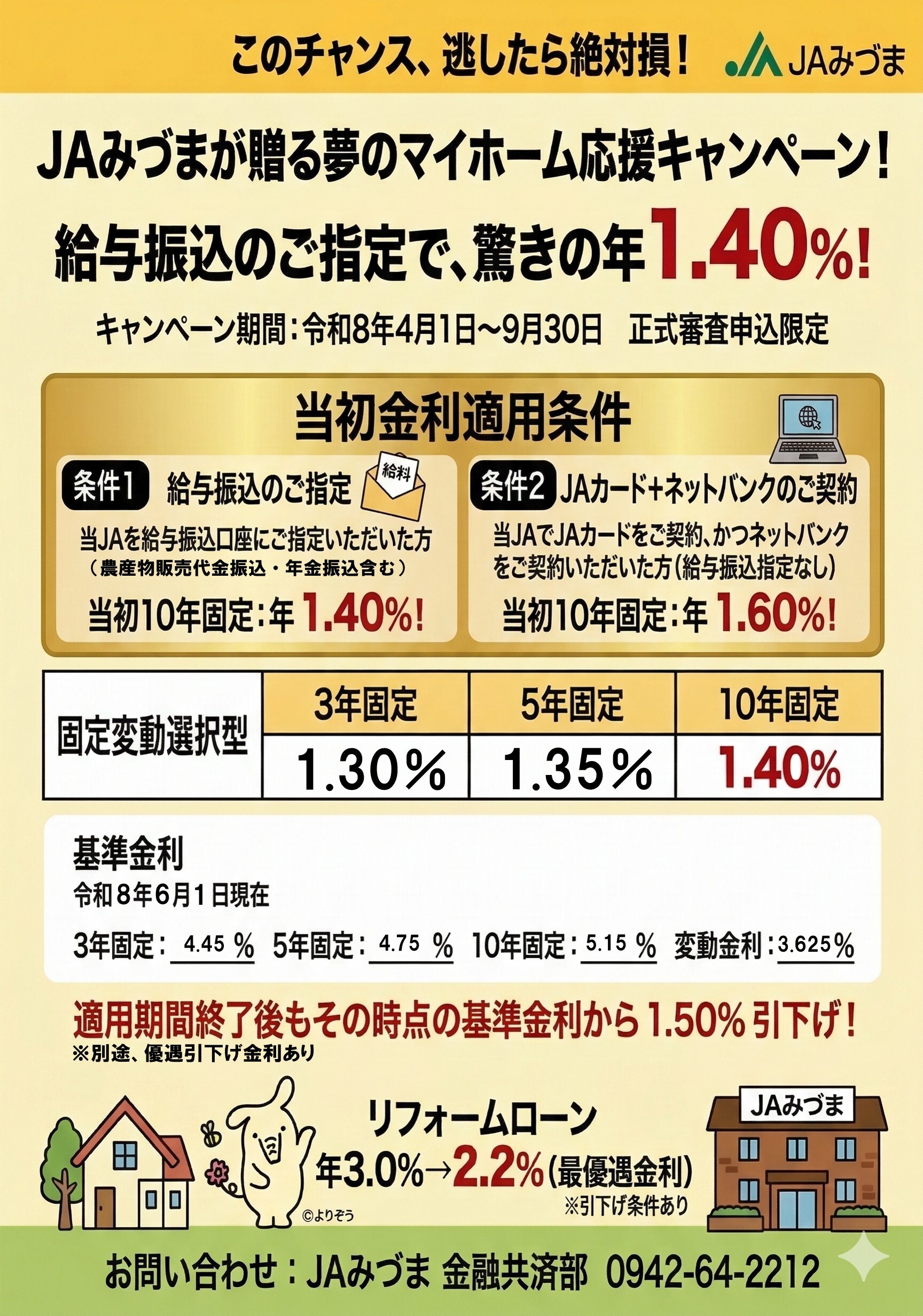 住宅ローン・リフォームローン